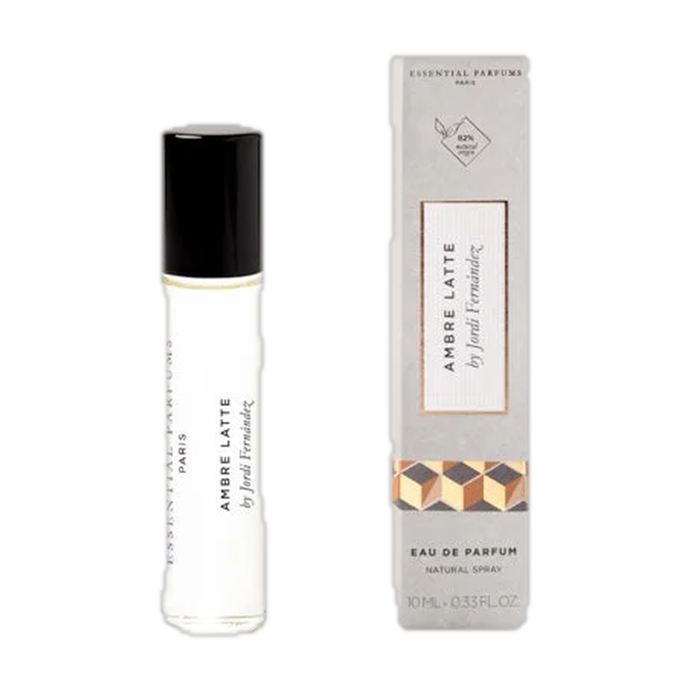 Essential Parfums Ambre Latte EDP – fabryczny travel spray 10 ml